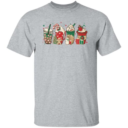 Christmas coffee latte snowmen shirt $19.95 redirect09302022040901 7