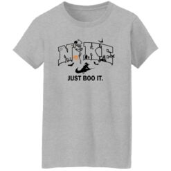 Halloween Skeleton just boo it shirt $19.95