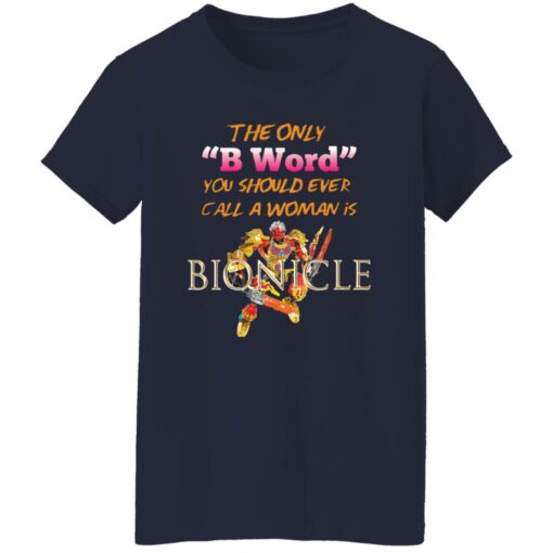 The only b word you should ever call a woman is bionicle shirt $19.95 redirect10112022001034 3