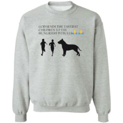 God sends the tastiest children to the hungriest pitbulls shirt $19.95 redirect10132022031032 3