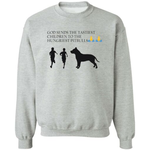 God sends the tastiest children to the hungriest pitbulls shirt $19.95 redirect10132022031032 3