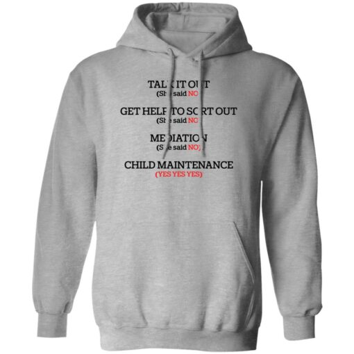 Talk it out get help to sort out mediation child maintenance shirt $19.95 redirect10132022041012 1