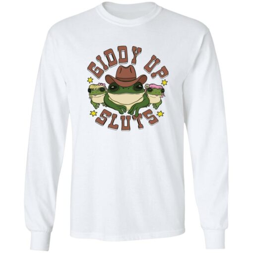 Cowboy Frog giddy up sluts shirt $19.95 redirect10142022031001 1