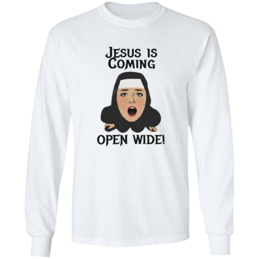 Jesus is coming open wide shirt $19.95 redirect10142022031032 1