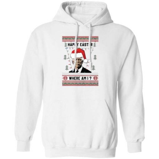 B*den happy easter where am i Christmas sweatshirt $19.95 redirect10182022041031 2