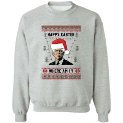 B*den happy easter where am i Christmas sweatshirt $19.95 redirect10182022041031 3