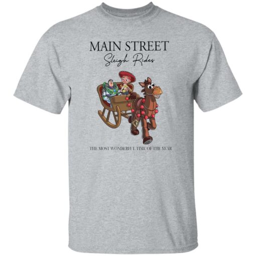 Main street sleigh rides the most wonderful time of the year shirt $19.95 redirect10182022051015 2