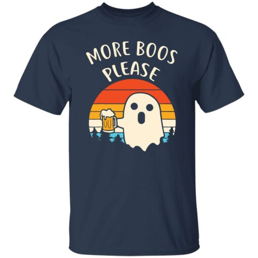 More boos please ghost Halloween shirt $19.95