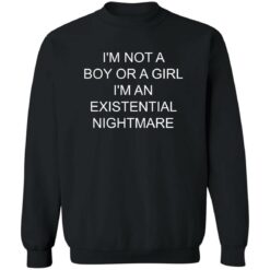 I’m not a boy or a girl i’m an existential nightmare shirt $19.95 redirect10212022021031