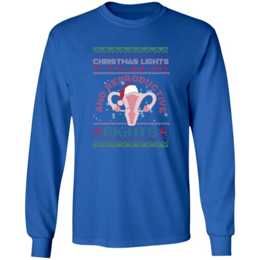 Christmas light and reproductive uterus Christmas sweatshirt $19.95 redirect10212022061019 1