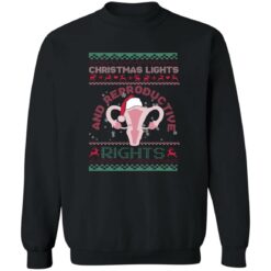 Christmas light and reproductive uterus Christmas sweatshirt $19.95 redirect10212022061020 2