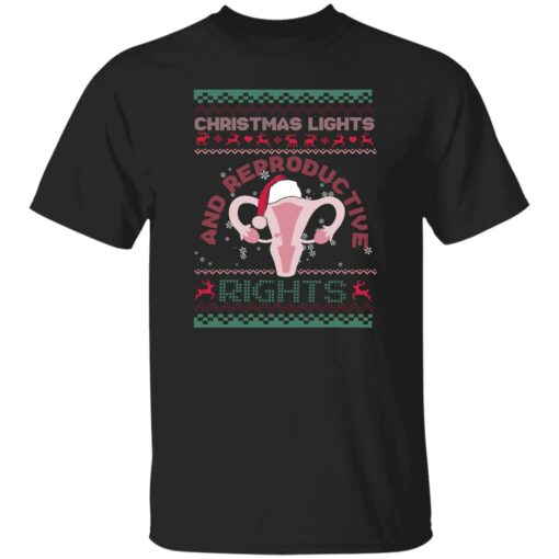 Christmas light and reproductive uterus Christmas sweatshirt $19.95 redirect10212022061020 6