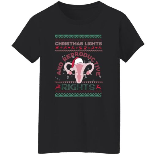 Christmas light and reproductive uterus Christmas sweatshirt $19.95 redirect10212022061021