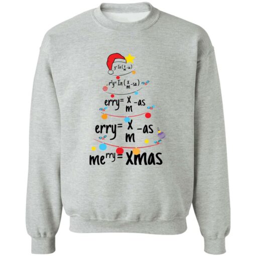 Mathematician Christmas Tree sweatshirt $19.95