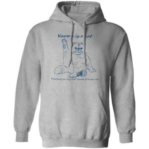 Karma is a cat purring in my lap cause it loves me shirt $19.95 redirect11022022031150 1