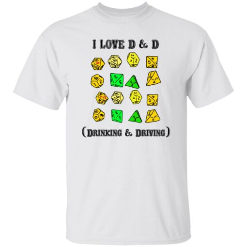 I love d and d drinking and driving shirt $19.95 redirect11142022021155 3