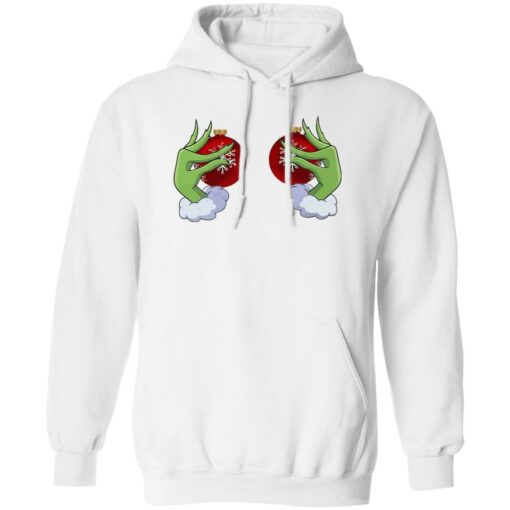 Grinch ornament Boob Christmas sweatshirt $19.95 redirect11142022041109 3