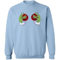Grinch ornament Boob Christmas sweatshirt $19.95 redirect11142022041110 1