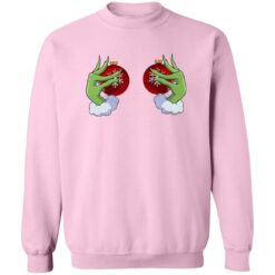 Grinch ornament Boob Christmas sweatshirt $19.95 redirect11142022041110 2