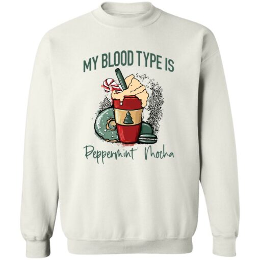 My blood type is peppermint mocha shirt $19.95 redirect11152022021123 3