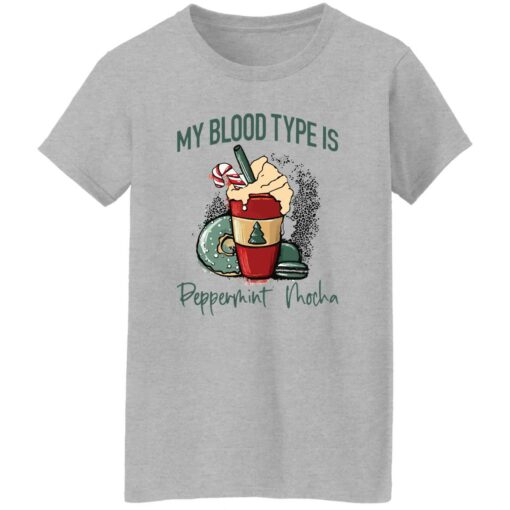 My blood type is peppermint mocha shirt $19.95 redirect11152022021125 1