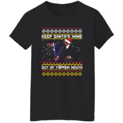 Keep santa’s name out of f*ck mouth ugly Christmas sweater $19.95 redirect11182022021121