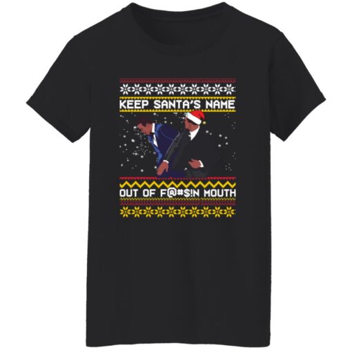 Keep santa’s name out of f*ck mouth ugly Christmas sweater $19.95 redirect11182022021121