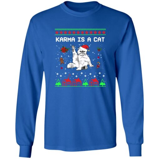 Karma is a cat Christmas sweater $19.95 redirect11182022031115 1