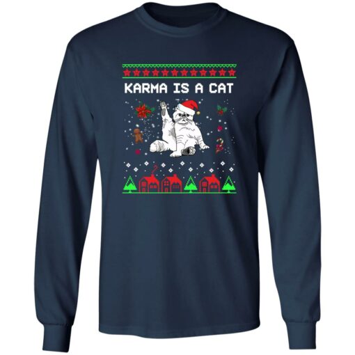 Karma is a cat Christmas sweater $19.95 redirect11182022031115 2