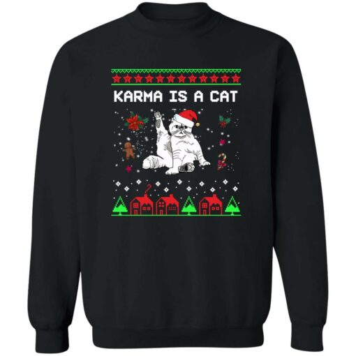 Karma is a cat Christmas sweater $19.95 redirect11182022031116 2
