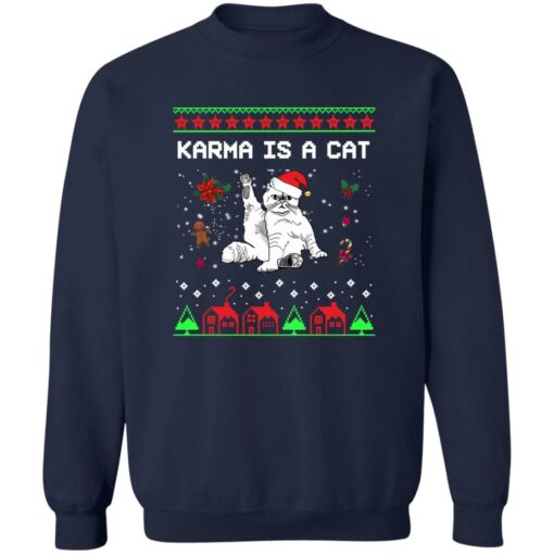 Karma is a cat Christmas sweater $19.95 redirect11182022031116 3
