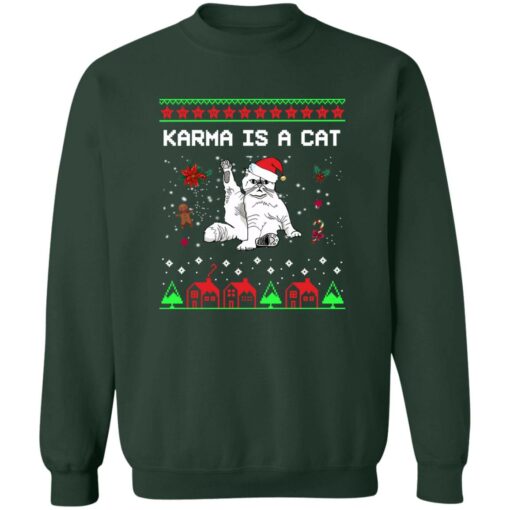 Karma is a cat Christmas sweater $19.95 redirect11182022031116 4