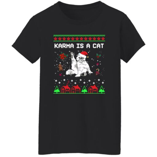 Karma is a cat Christmas sweater $19.95 redirect11182022031117