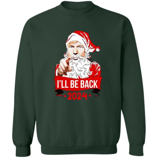 I’ll be back 2024 Tr*mp Christmas sweater $19.95