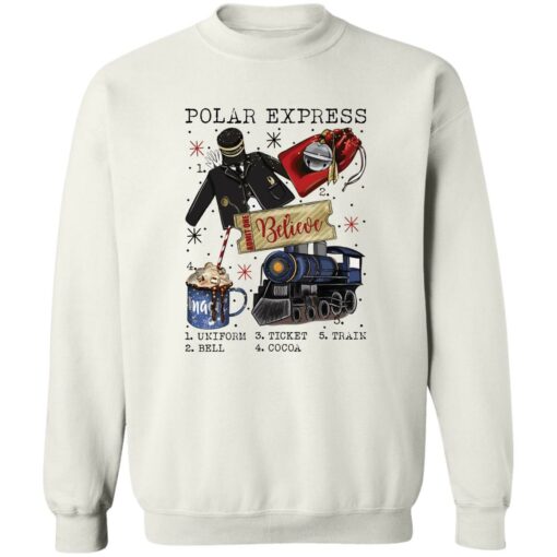 Polar Express believe uniform ticket train bell cocoa shirt $19.95 redirect11282022031111