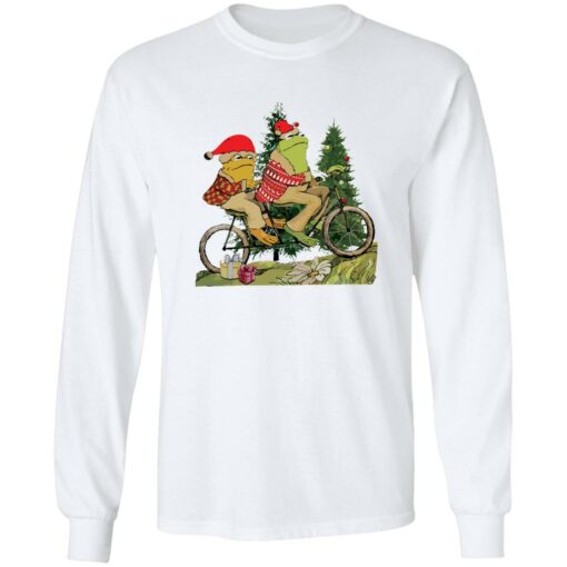 Frog and Toad on the bike Christmas sweatshirt $19.95 redirect11282022041119 1