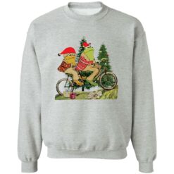 Frog and Toad on the bike Christmas sweatshirt $19.95 redirect11282022041120 2