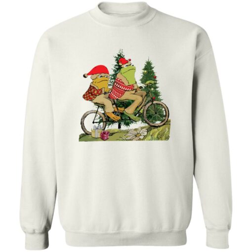 Frog and Toad on the bike Christmas sweatshirt $19.95 redirect11282022041120 3
