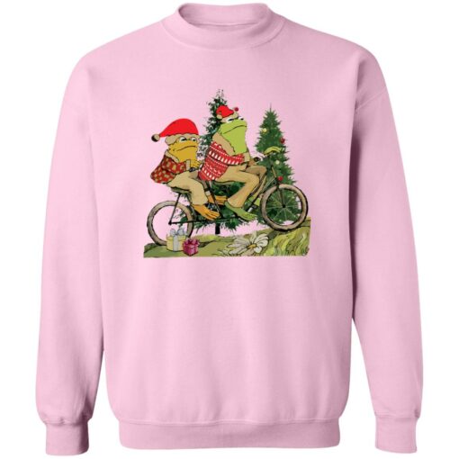 Frog and Toad on the bike Christmas sweatshirt $19.95 redirect11282022041121