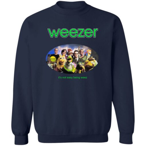 Muppets weezer it's not easy being weez shirt $19.95 redirect12282022021215 1