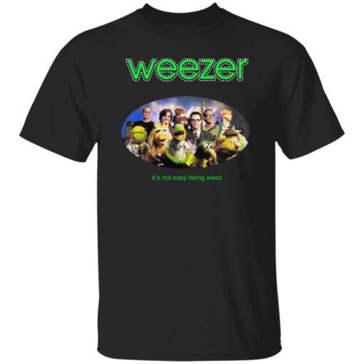 Muppets weezer it's not easy being weez shirt $19.95 redirect12282022021215 2