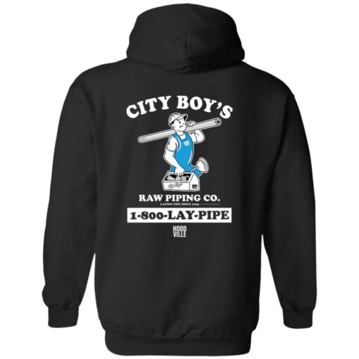 City boy's raw piping co lay 1800 pipe shirt $19.95
