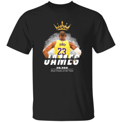 Lebron James 38388 Post Points Of All Time Shirt $19.95