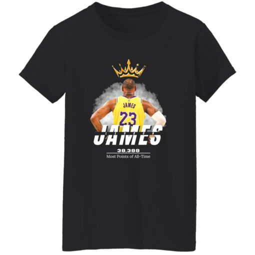 Lebron James 38388 Post Points Of All Time Shirt $19.95