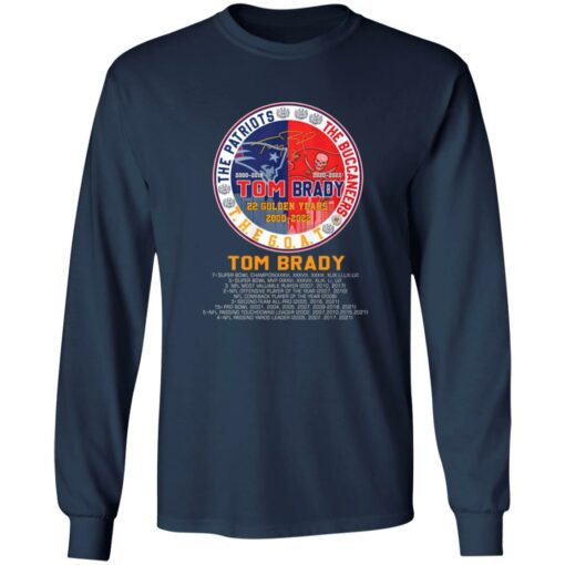 Tom Brady Retirement 22 Golden Years Shirt $19.95