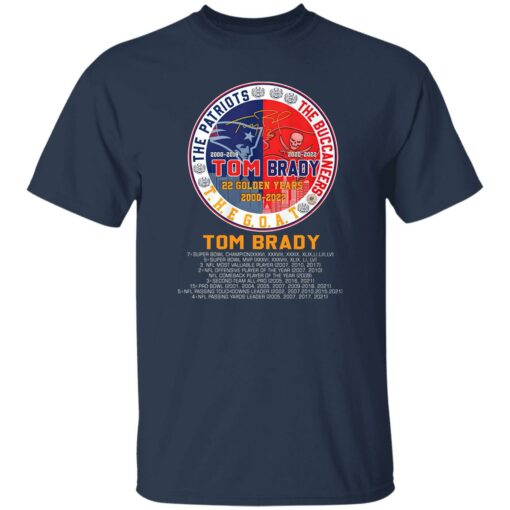 Tom Brady Retirement 22 Golden Years Shirt $19.95