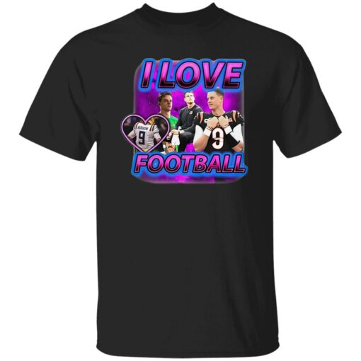 Joe Burrow I Love Football Shirt $19.95 redirect02142023030204 3