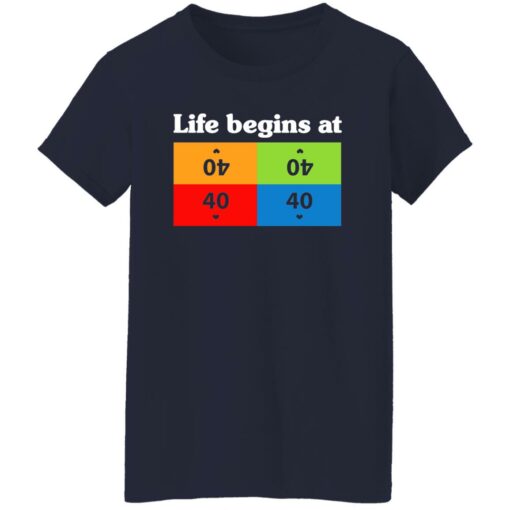 Life Begins At 40 Shirt $19.95 redirect02152023030218 4