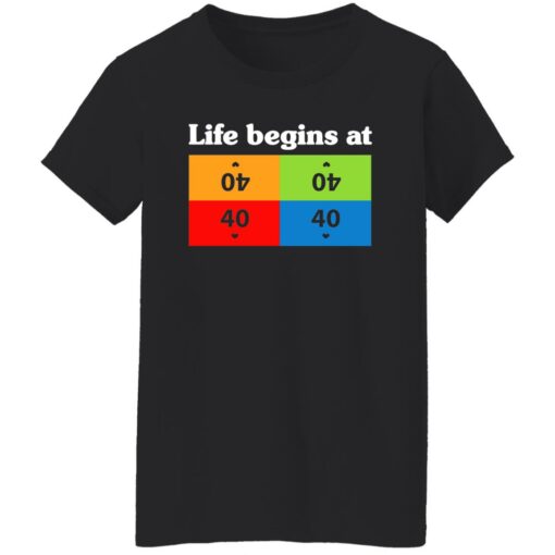 Life Begins At 40 Shirt $19.95 redirect02152023030218 5