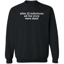 After 10 Infections All The Mice Were Dead Shirt $19.95